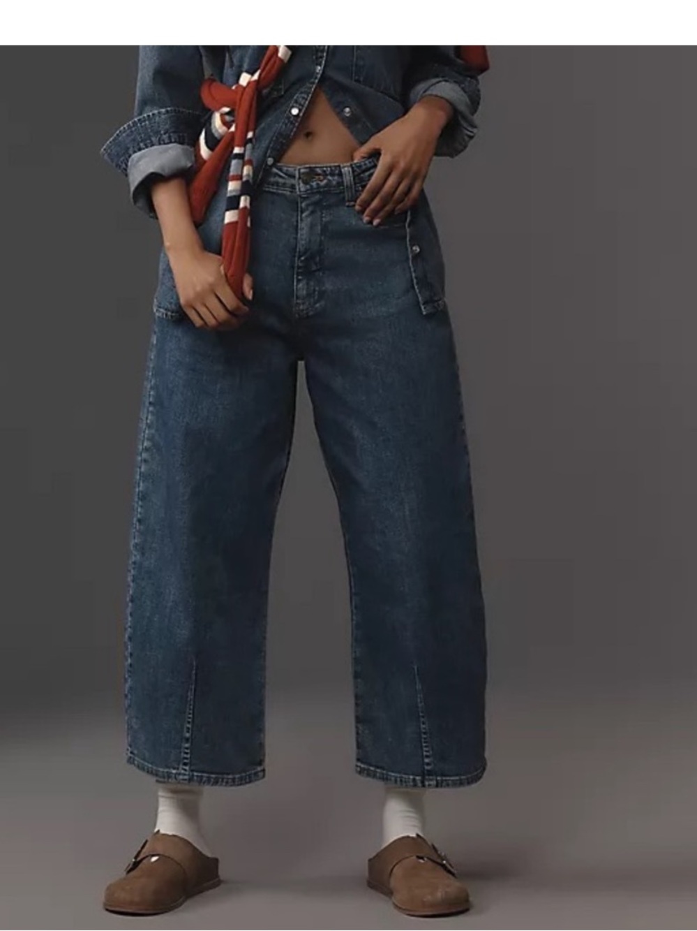 Anthropologie Pilcro The Kenna Heritage Barrel Wide Leg Jeans - Picture 1 of 10